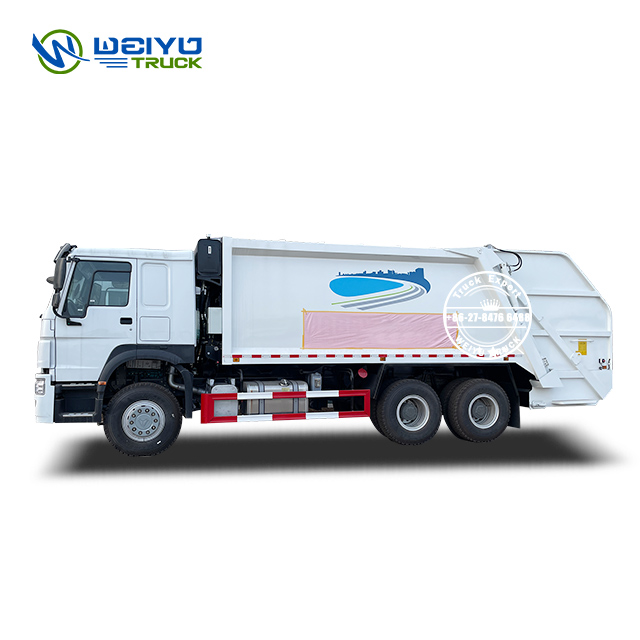 HOWO 371HP 20 CBM Waste Management CCC Garbage Compactor Truck From